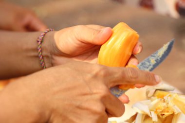 jackfruit sokak gıda lezzetli