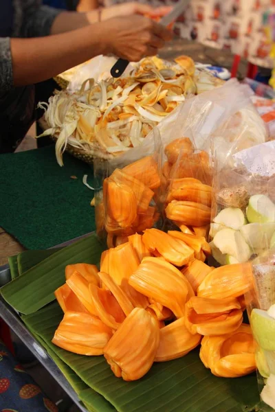 Jackfruit is heerlijk in het Street Food — Stockfoto