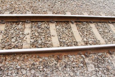 Trenler için eski demiryolu rayları vintage tarzı 