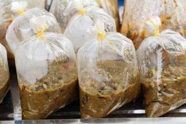 Salamura balık chili sokak gıda baharatlı