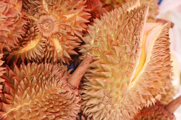 Durian fruit is lekker op straat eten — Stockfoto