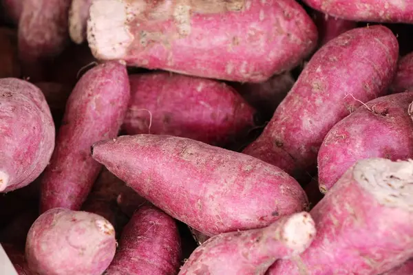 Filati freschi per cucinare nel mercato — Foto Stock