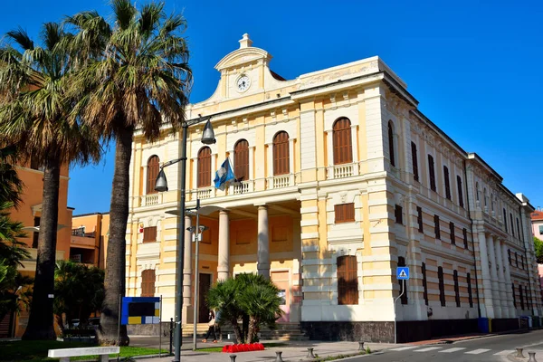 Biblioteca Cívica Leonardo Lagorio Piazza Amicis Maio Agosto 2020 Imperia — Fotografia de Stock