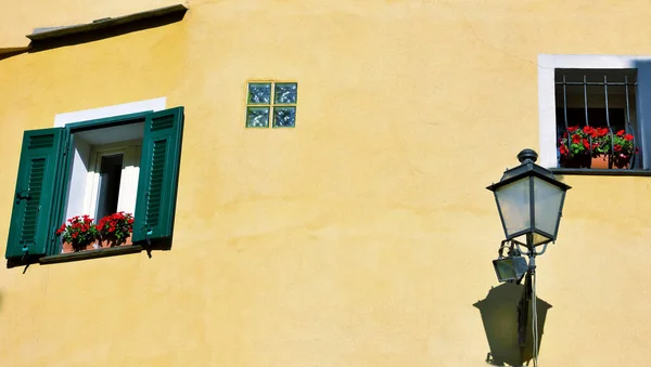Coloridas Casas Históricas Centro Histórico Imperia Liguria Italia — Foto de Stock