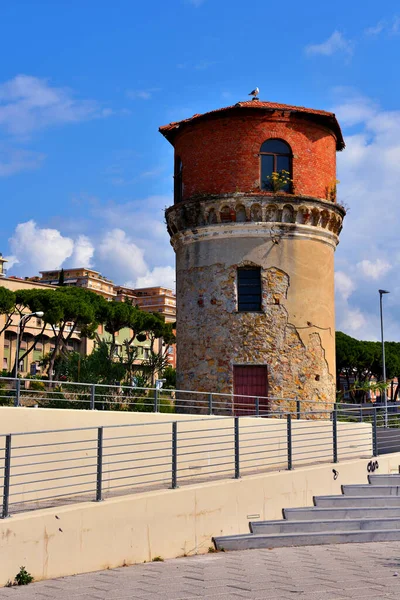 Torre Marina Porto Maurizio Imperia Liguria Italia — Foto Stock