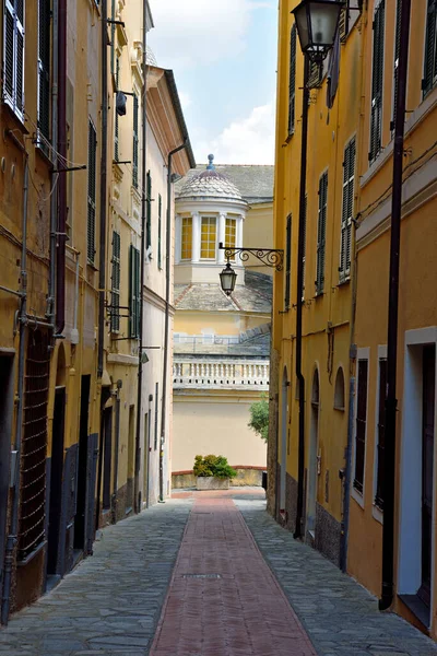 Raccourcissement Dans Imperia Porto Maurizio Liguria Italie — Photo