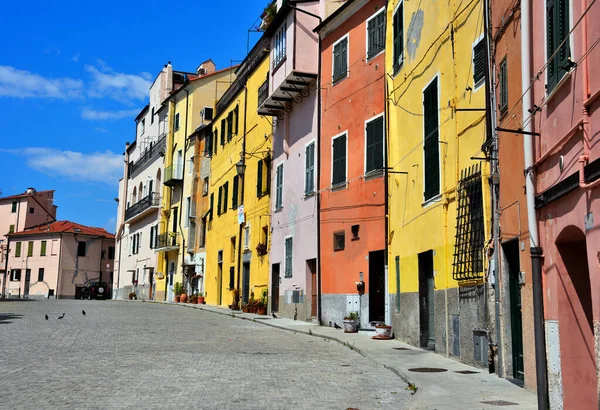 Raccourcissement Dans Imperia Porto Maurizio Liguria Italie — Photo