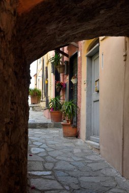 Porto Maurizio Imperia İtalya 'nın tarihi köyü.