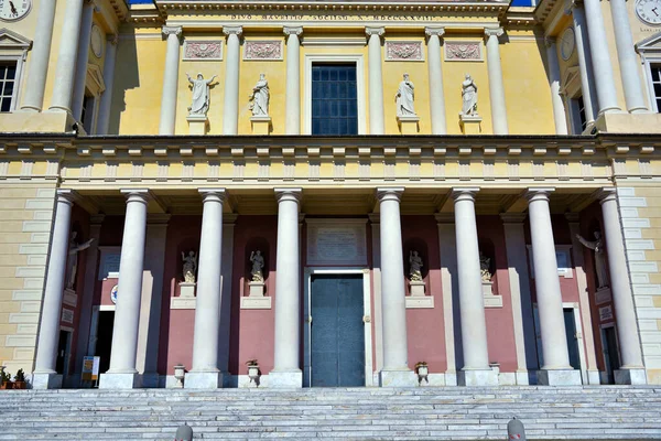 Catedral San Maurizio Construida 1871 Estilo Neoclásico Imperia Italia — Foto de Stock