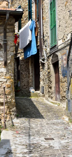 Apricale Village Médiéval Dans Province Imperia Italie — Photo