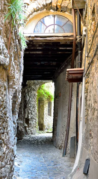 Apricale Vila Medieval Província Imperia Itália — Fotografia de Stock