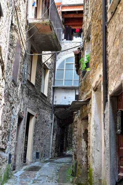 Imperia Talya Nın Orta Çağ Köyü — Stok fotoğraf