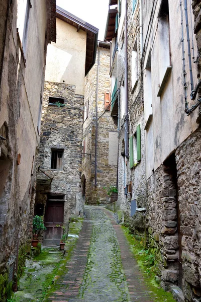 Apricale Village Médiéval Dans Province Imperia Italie — Photo