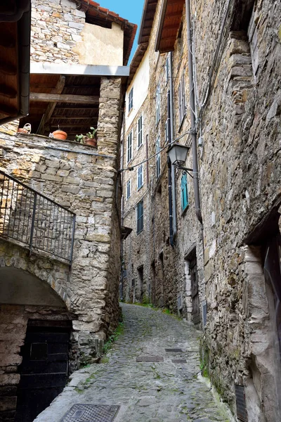 Средневековая Деревня Провинции Империя Италия — стоковое фото