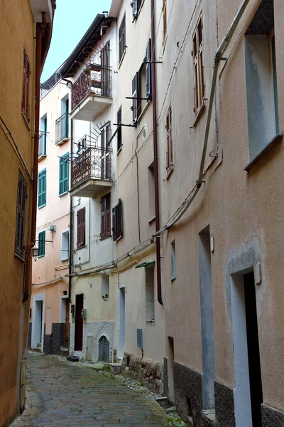 Casas Históricas Pueblo Perinaldo Italia — Foto de Stock