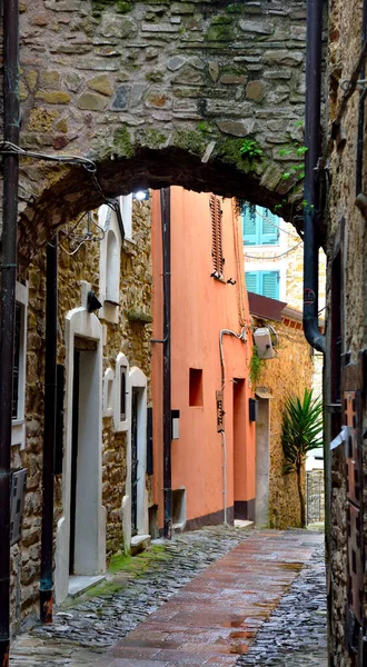 Історичні Будинки Селі Переналдо Італія — стокове фото