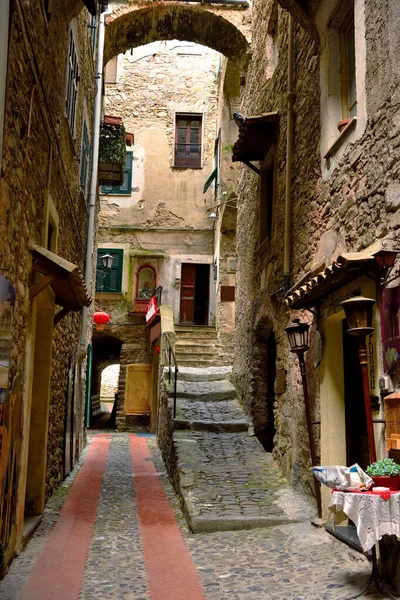 Ligurian Köyü Dolceacqua Imperia Talya — Stok fotoğraf