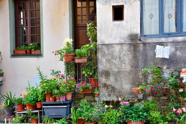 Цветочный Сад Дольчеаква Италия — стоковое фото