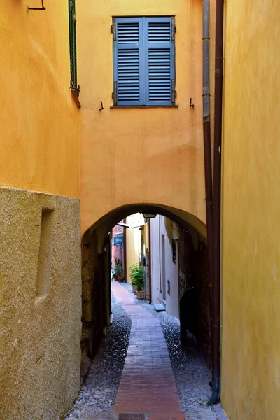 Vislumbre Cervo Pueblo Liguria Provincia Imperia Italia — Foto de Stock