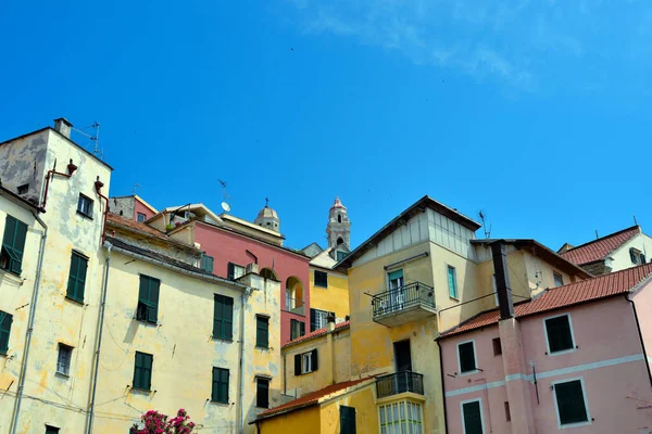 Egy Pillantás Cervo Ligurian Faluba Imperia Tartományban Olaszország — Stock Fotó