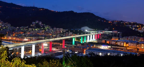 3 Ağustos 2020 tarihinde yeni otoyol köprüsünün açılışı 26 Temmuz 2020 Cenova İtalya 'da San Giorgio olarak adlandırılacak.