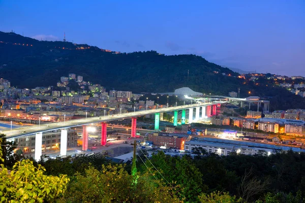 3 Ağustos 2020 tarihinde yeni otoyol köprüsünün açılışı 26 Temmuz 2020 Cenova İtalya 'da San Giorgio olarak adlandırılacak.