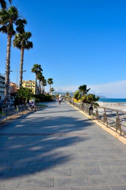  Ligurian köyünün müstehcen sahil geçidi 2 Haziran 2020 Loano İtalya