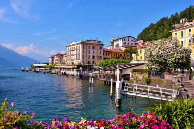 Bellagio Gölü Panorama Como İtalya
