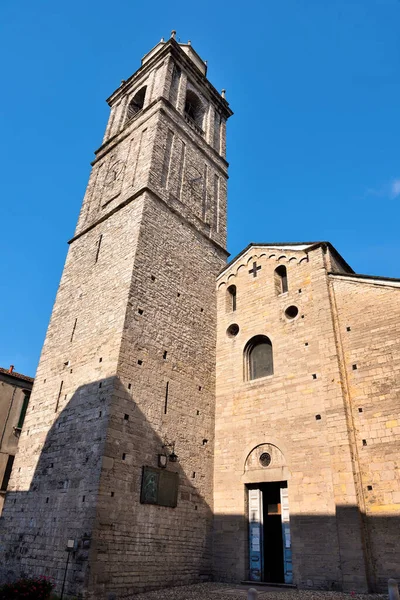 Basilica Romanica San Giacomo Dell Secolo Bellagio — Foto Stock