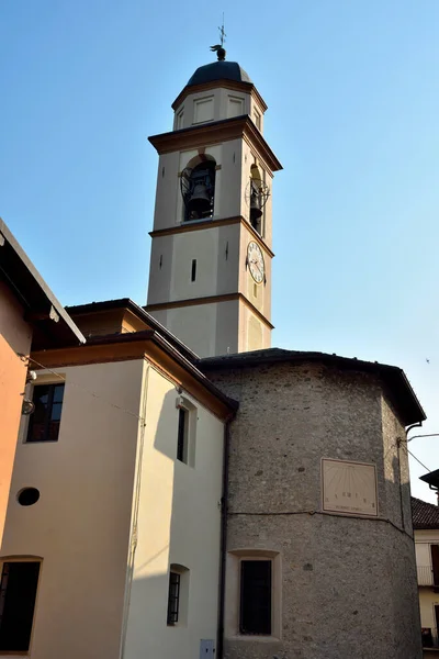 Kostel San Giovanni Battista Bellagio Como Itálie — Stock fotografie