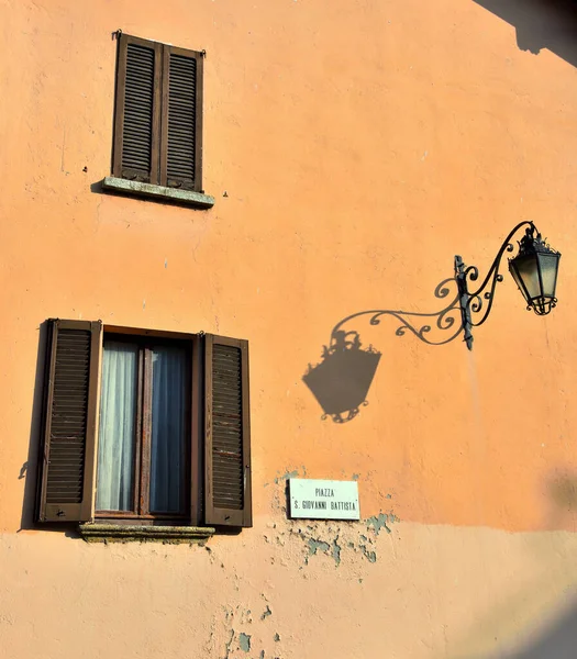 Casas Antiguas Centro Histórico San Giovanni Bellagio Italia — Foto de Stock