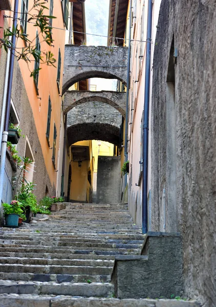 Centro Histórico Varenna Lago Como Italia — Foto de Stock