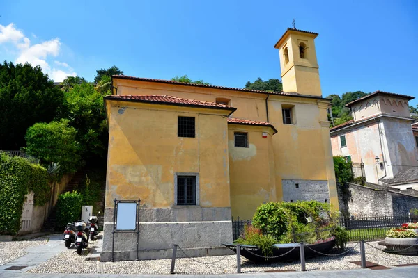 Templom San Bartolomeo Lenno Tremezzina Olaszország — Stock Fotó