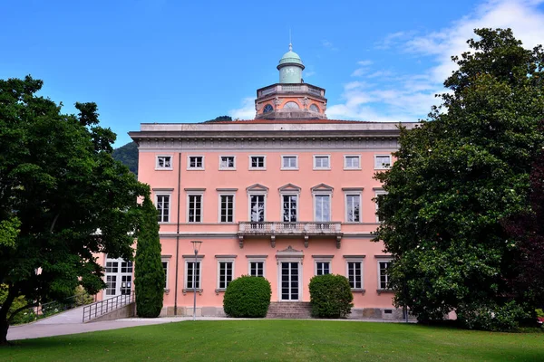 Villa Parque Ciani Lugano Suiza — Foto de Stock