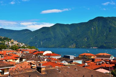 Lugano Gölü ve İsviçre Panoraması