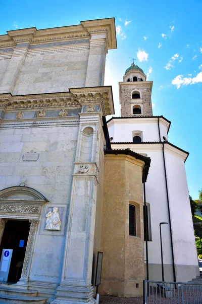 ロレンツォ教会 ルガーノ スイス — ストック写真