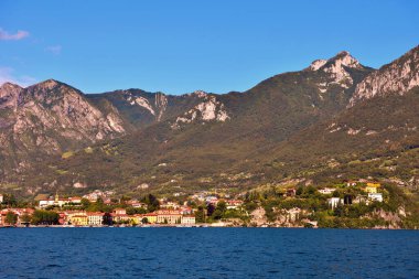 Lecco İtalya yakınlarındaki Como Gölü
