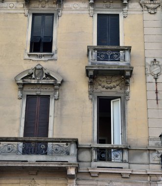 Lecco Lombardia İtalya 'nın tarihi binaları