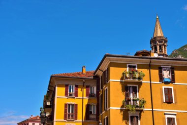 Lecco Lombardia İtalya 'nın tarihi binaları