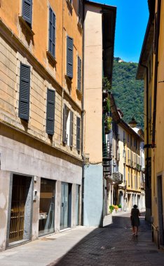 Como İtalya 'nın yaya tarihi merkezi.