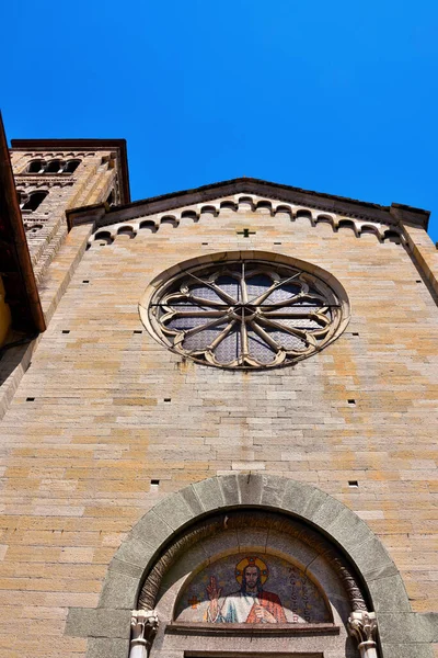 Basílica Románica Fiel Siglo Como Italia — Foto de Stock