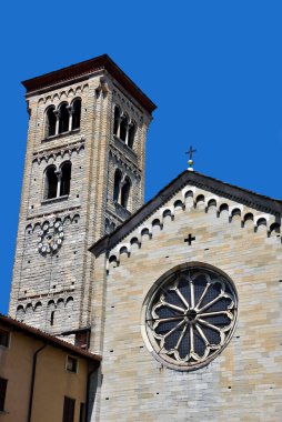 Romanesk bazilikası. 11. yüzyıla ait inançlı Como Italy. 