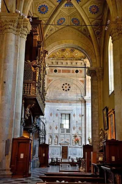 Intérieur Cathédrale Santa Maria Assunta Style Gothique Tardif Juillet 2020 — Photo