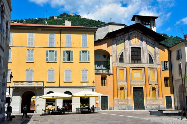 Temmuz 2020 Como Italya Daki Tarihi Binalar — Stok fotoğraf