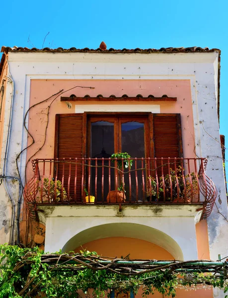 Balkon Positano Kampanien Italien — Stockfoto