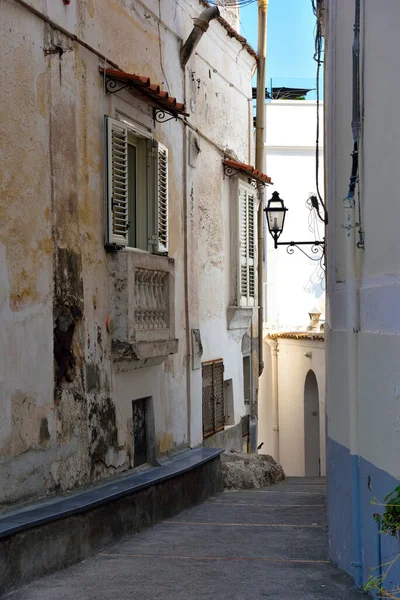 Das Historische Zentrum Von Positano Mit Seinen Gassen Kampanien Italien — Stockfoto