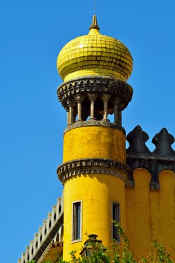 Pena Ulusal Sarayı veya Pena Sintra Lizbon Kalesi Portekiz