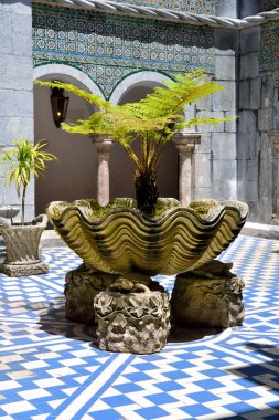 Pena Ulusal Sarayı veya Pena Sintra Kalesi Lizbon, Portekiz