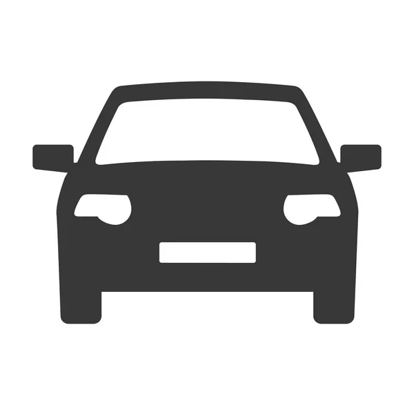 汽车图标 白色背景上的自动图标矢量 向量例证 — 图库矢量图片