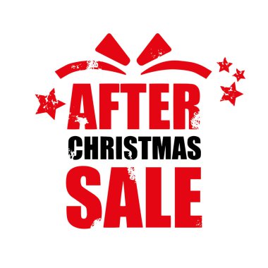 Noel satış vektör illüstrasyon kırmızı grunge lastik damgası sonra beyaz arka plan üzerinde